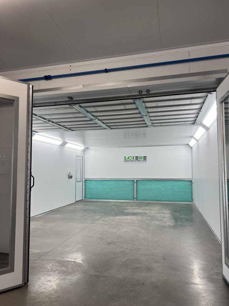 green spray area