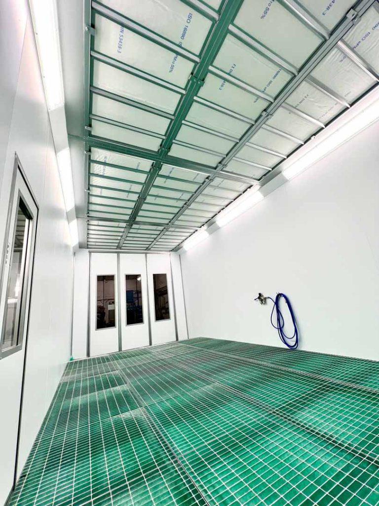 inside spraybooth